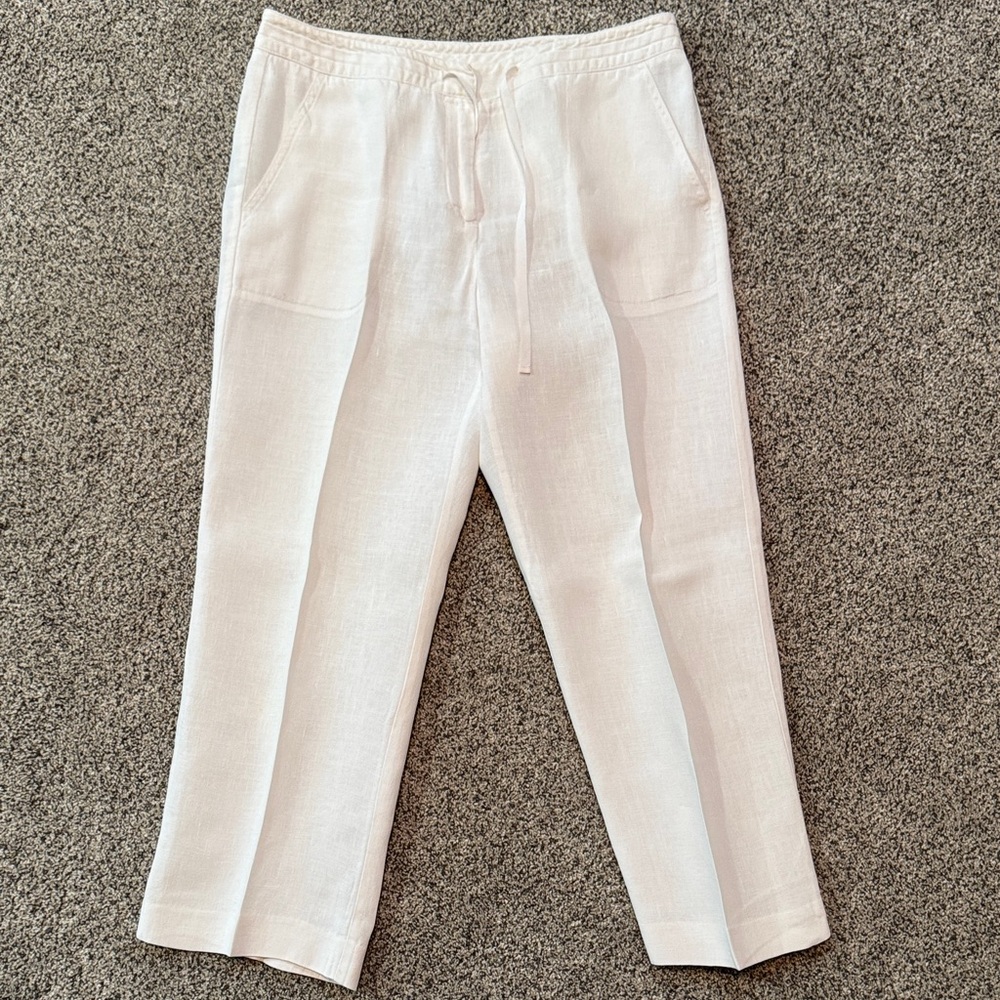 Ann Taylor Classic Linen Pants size 8